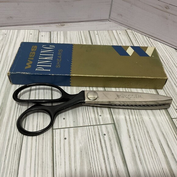 Vintage Wiss Pinking Shears CB-7 with Original Package - Picture 1 of 5